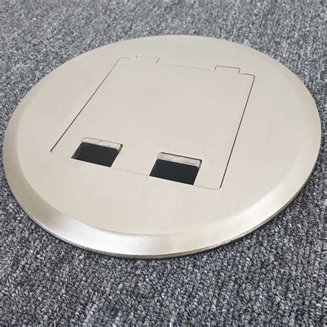 round floor box stainless steel|floor outlet box with data.